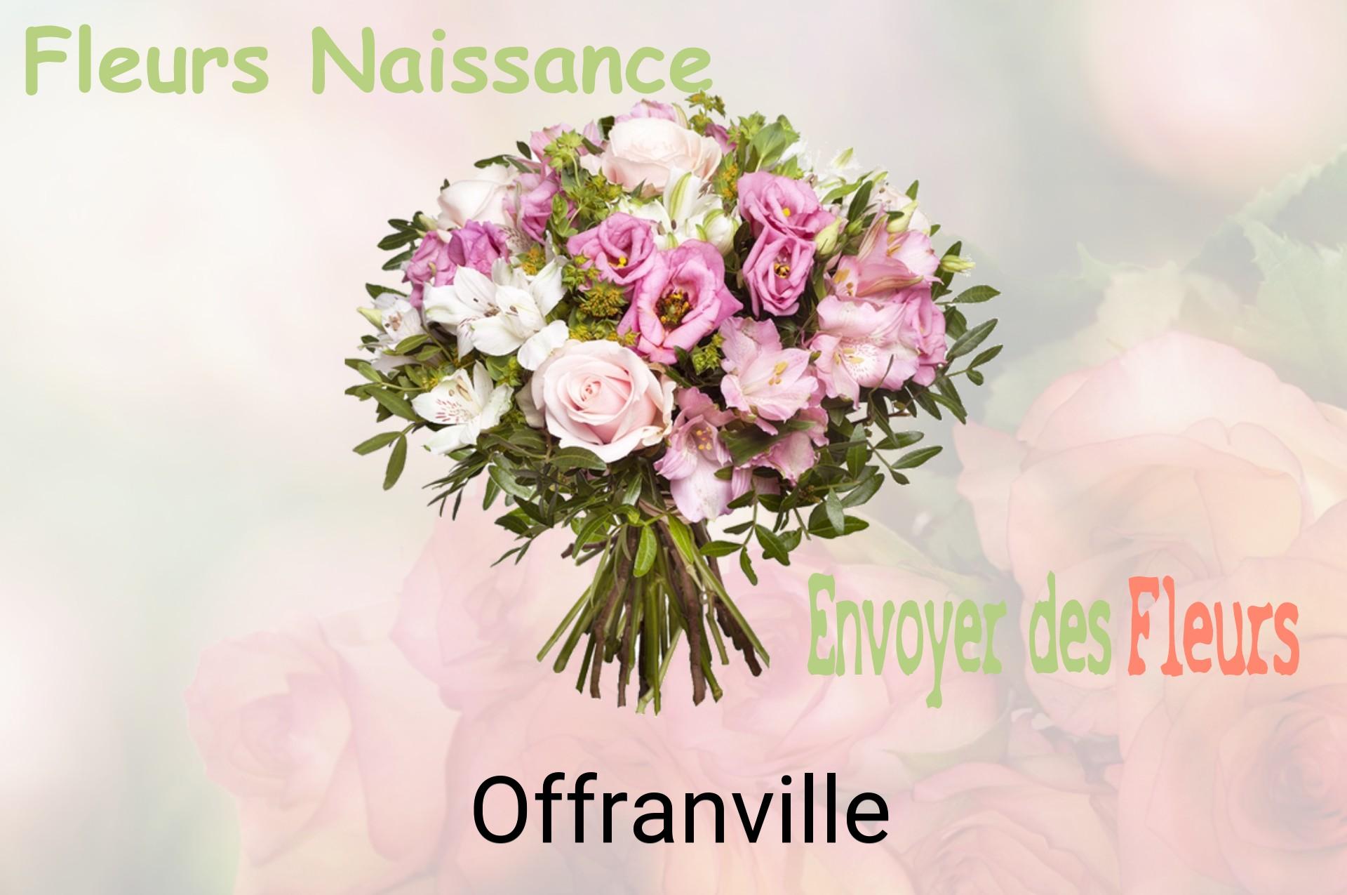 Bouquet de fleurs de naissance livré à Offranville